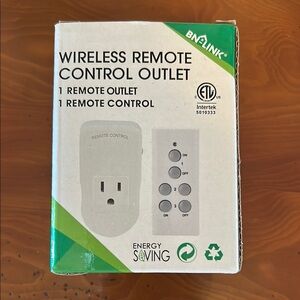 NIB BN-LINK Wireless Remote Control Outlet 1 outlet 1 remote